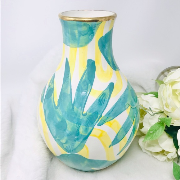 Anthropologie Other - ANTHROPOLOGIE Large Boca Ceramic Vase Home Decor Kate Roebuck - NWT